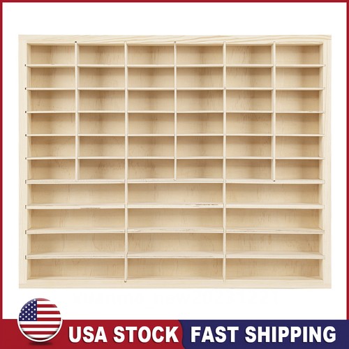 Grids wooden display case - 48,