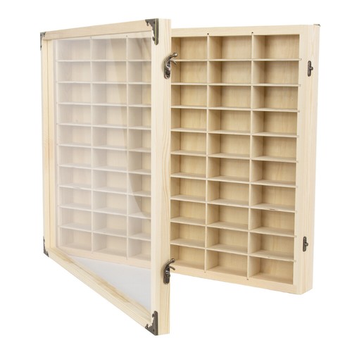 Grids wooden display case - wooden,